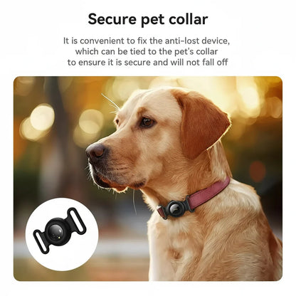 GPS Pet Tracker with No Monthly Fee – Compatible with Apple Find My for Dogs and Cats